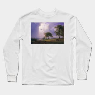 California Spring by Albert Bierstadt Long Sleeve T-Shirt